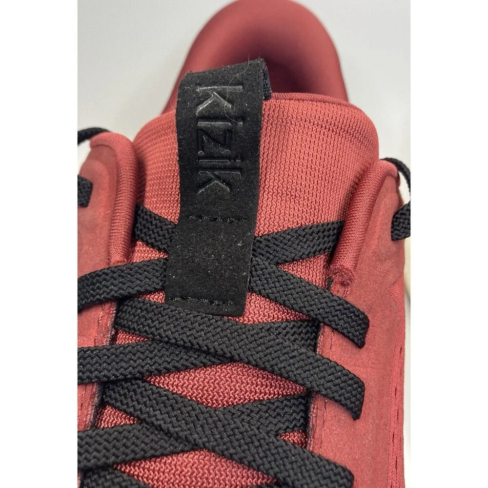 Kizik Mens Athens 2 Red Hands Free Sneakers Athletic Running Shoes Size 11.5